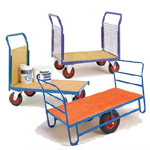 PlatformTruck | Flatbed Trolleys | Groundsmans Trucks | 2 Wheel Axle Folding Side Trolley